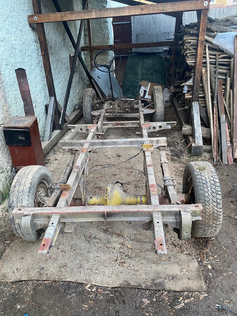 Šasi,kardan,diferencial,listové pera,štartér skoda 100-120