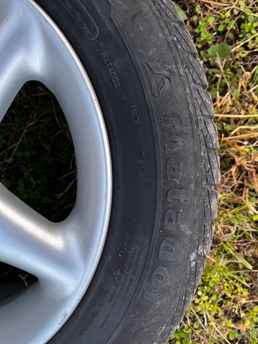 Hliníkové kolesá MAK R14 s letnými pneu 6mm - 5