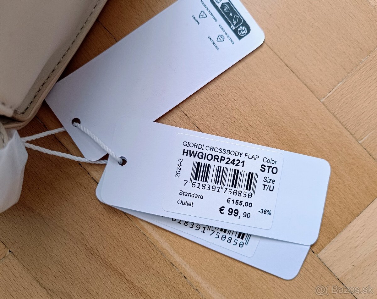 Kabelka Guess kremova - 5