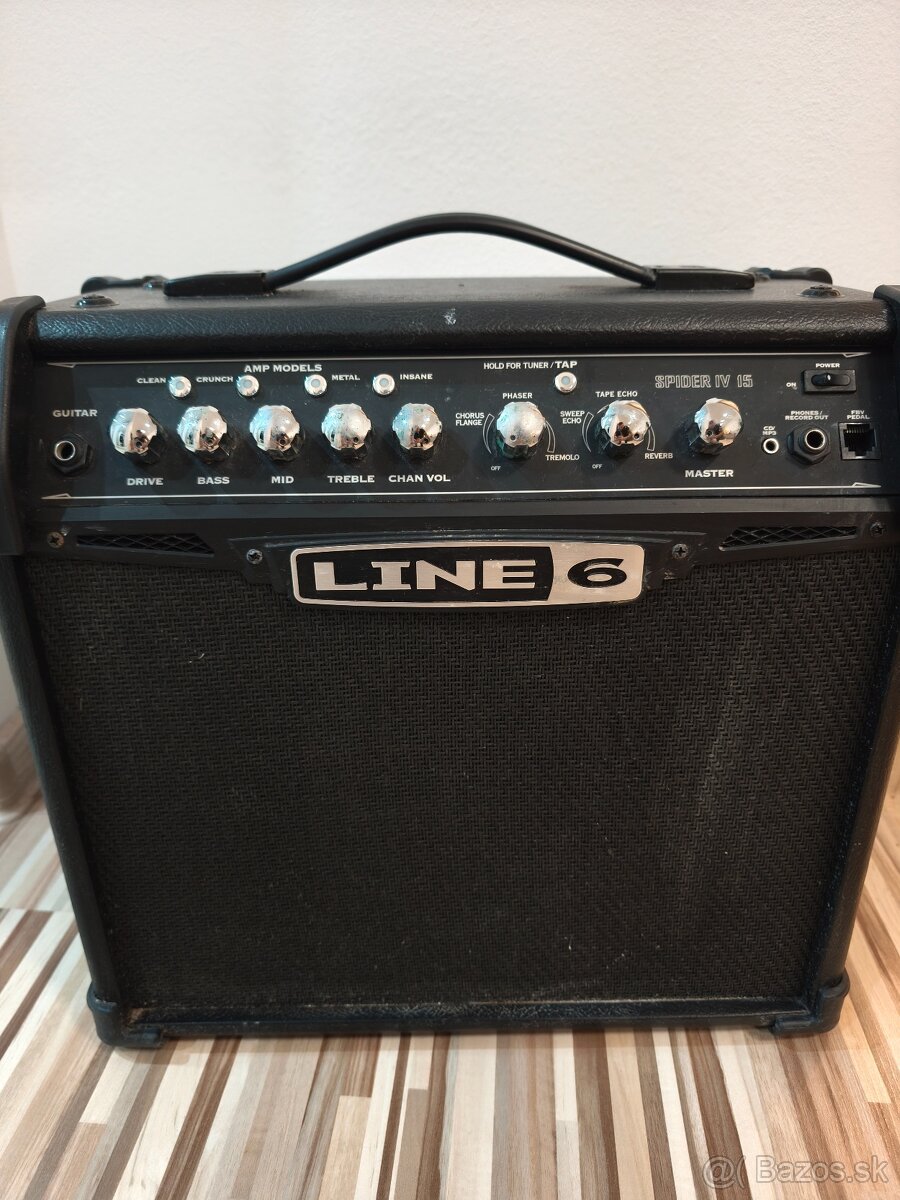 Elektrická gitara PSD Guitars LSP-100 White + Spider 15 Watt - 5