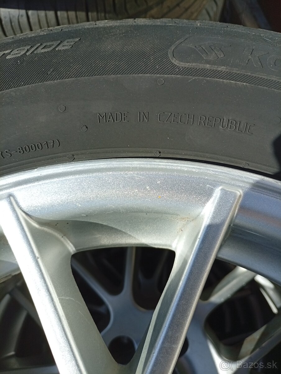 Elektróny 5x100 s letnými pneumatikami - 5