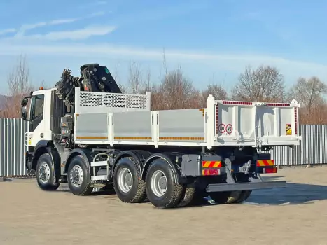 IVECO TRAKKER Sklápač + HDS + PILOT 8x4 TOP STAV - 5