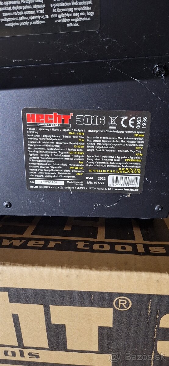 Predám plynový ohrievač hecht - 5