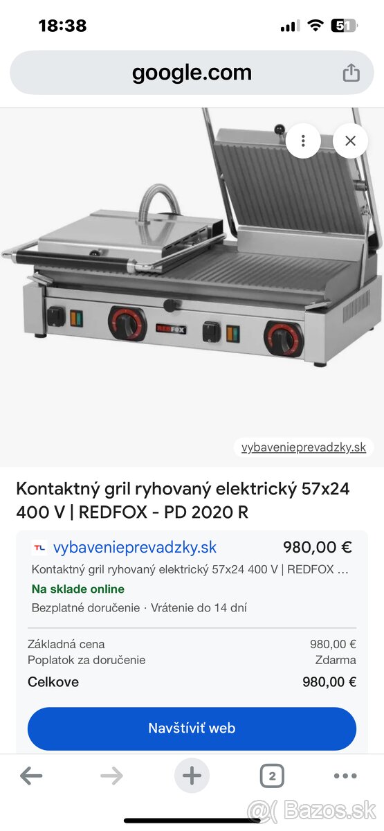 Profi kontaktný gril - 5