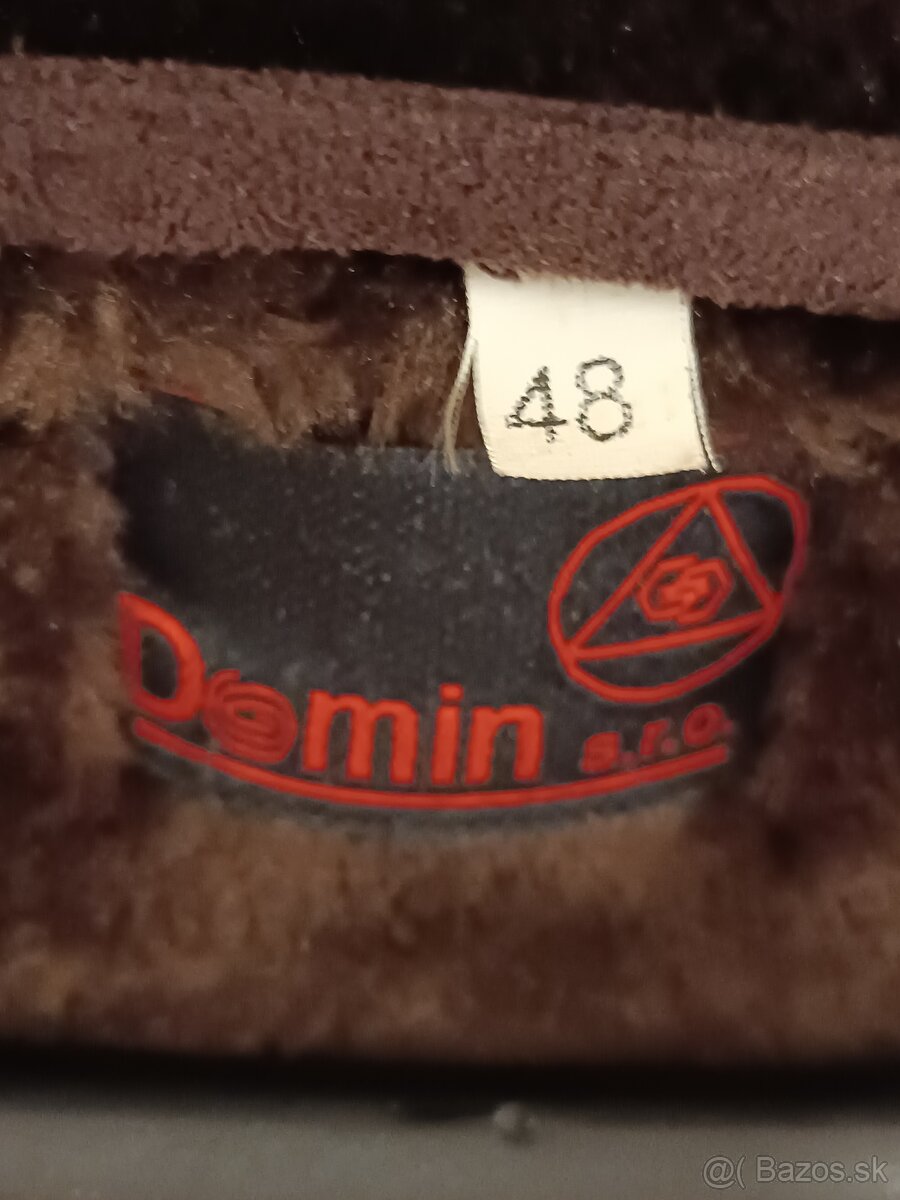 Kabát dámsky hnedý kožušinový - 5