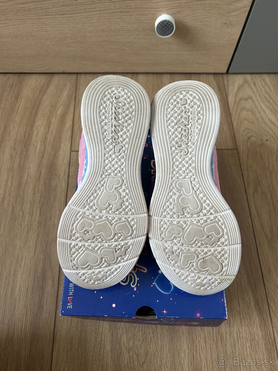 Svietiace tenisky Skechers veľ. 35 - 5