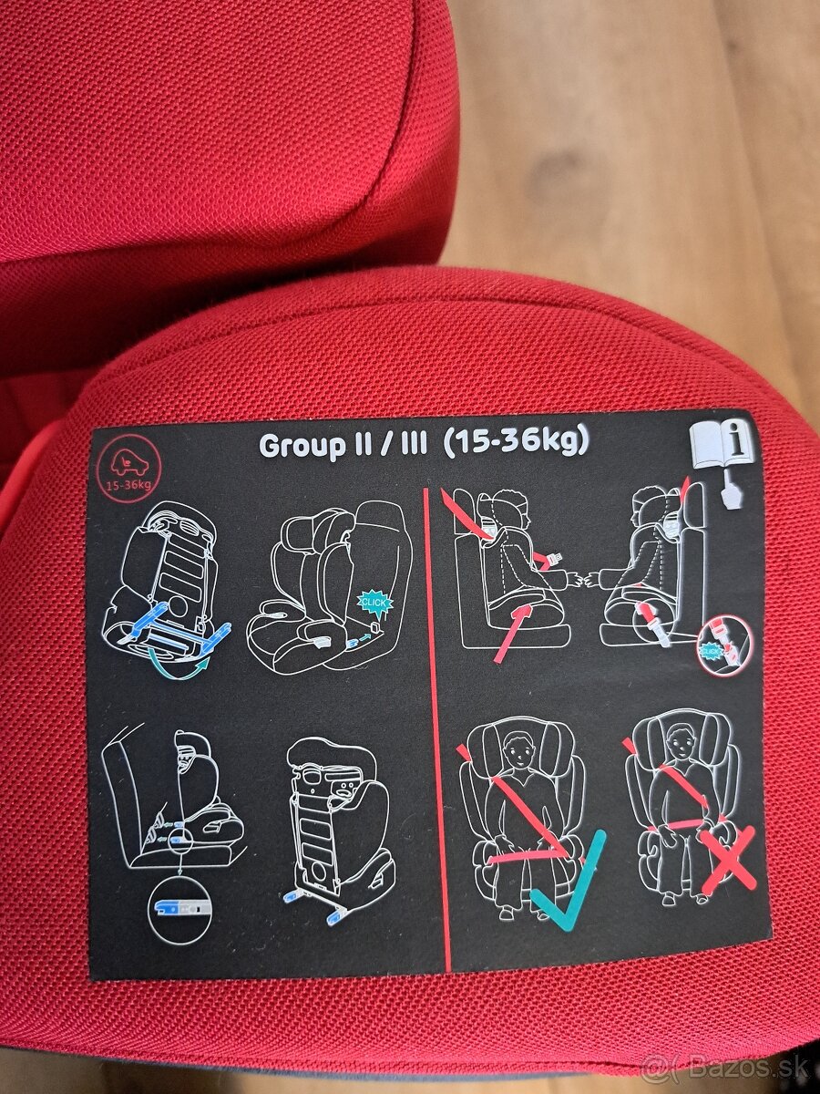 Autosedačka 15-36kg - 5