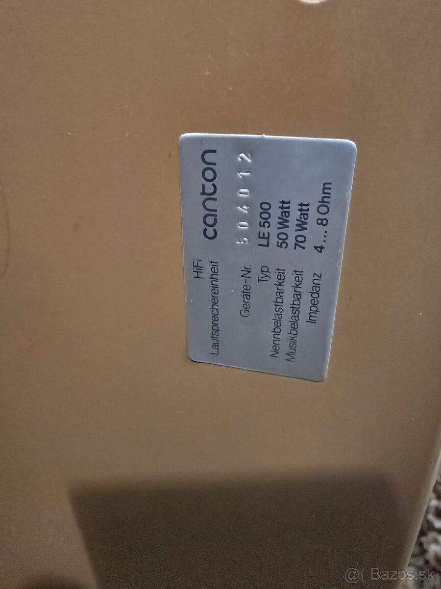 Canton LE500 3-pásmové vintage regálovky - 5