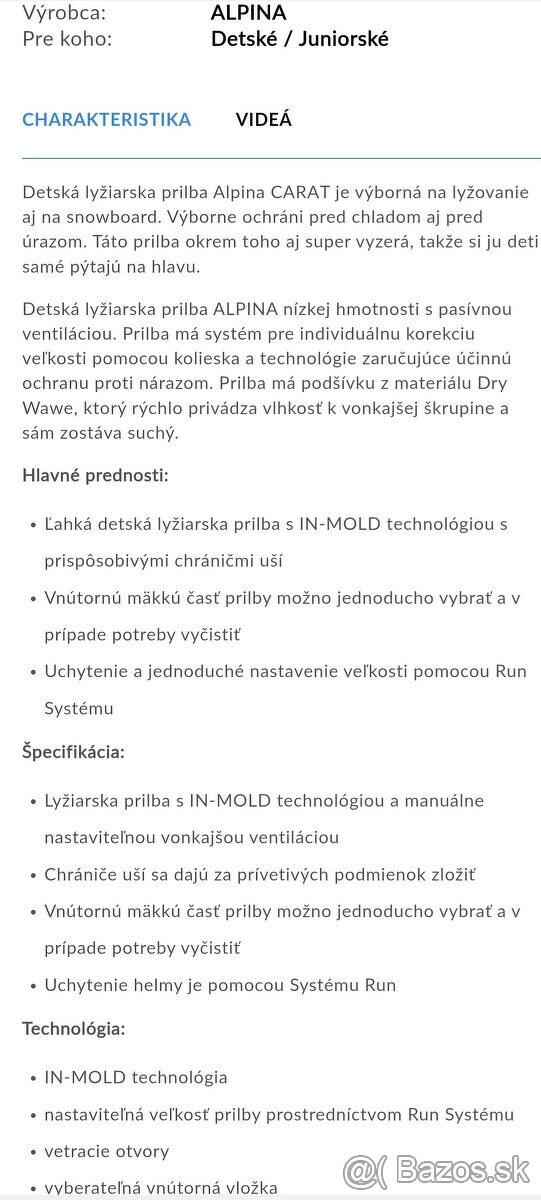 Detská lyžiarska prilba - 5