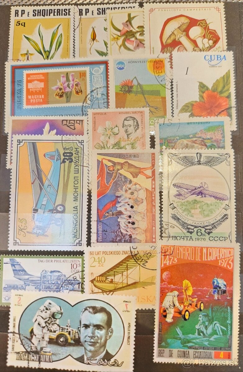 Poštové známky 1 - 5