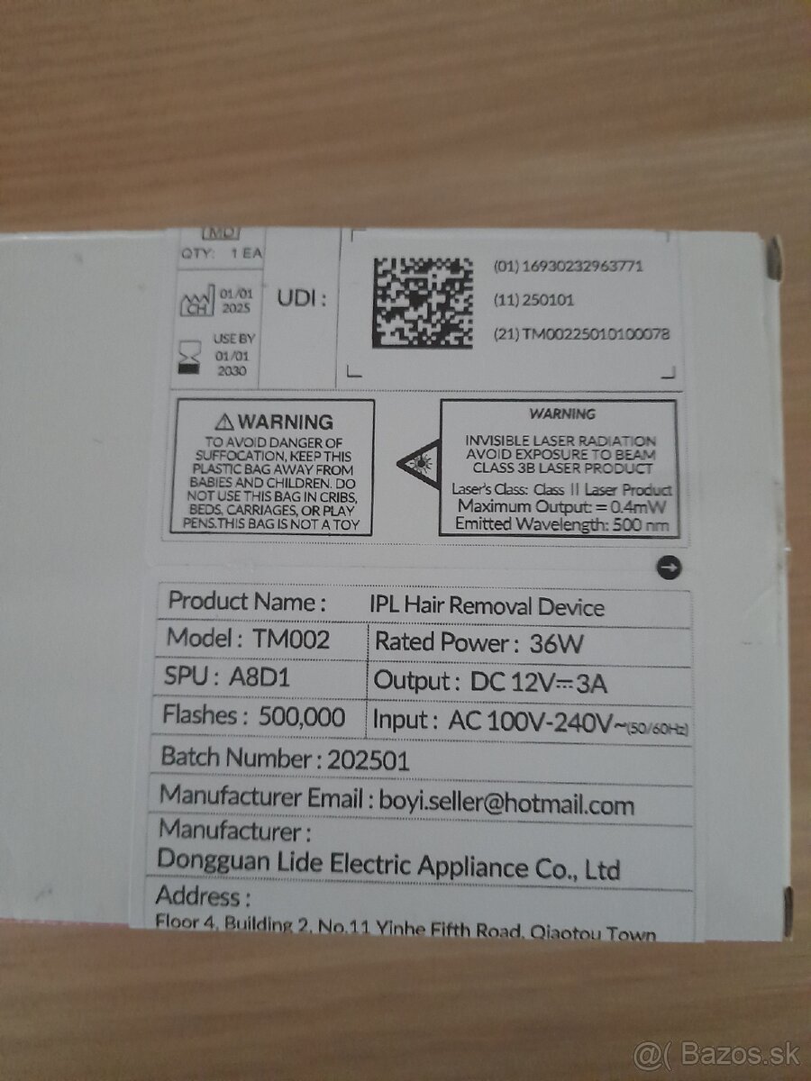 Laser na odstránenie chlpkov - 5