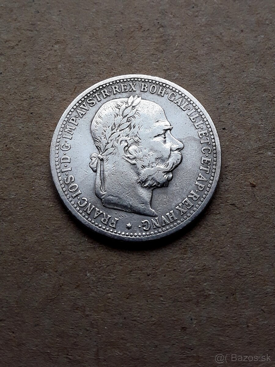 1 koruna 1906 bz, veľmi vzácna - 5