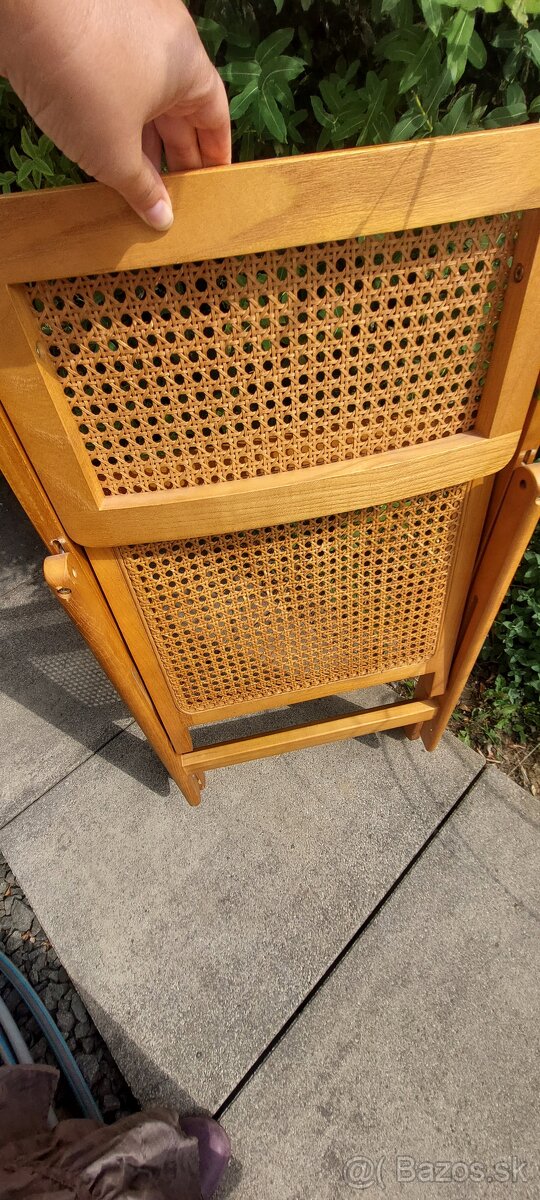 Zara home dizajnová ratanová stolička - 5