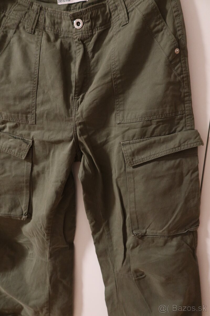 Nohavice s vreckami Bershka - 5