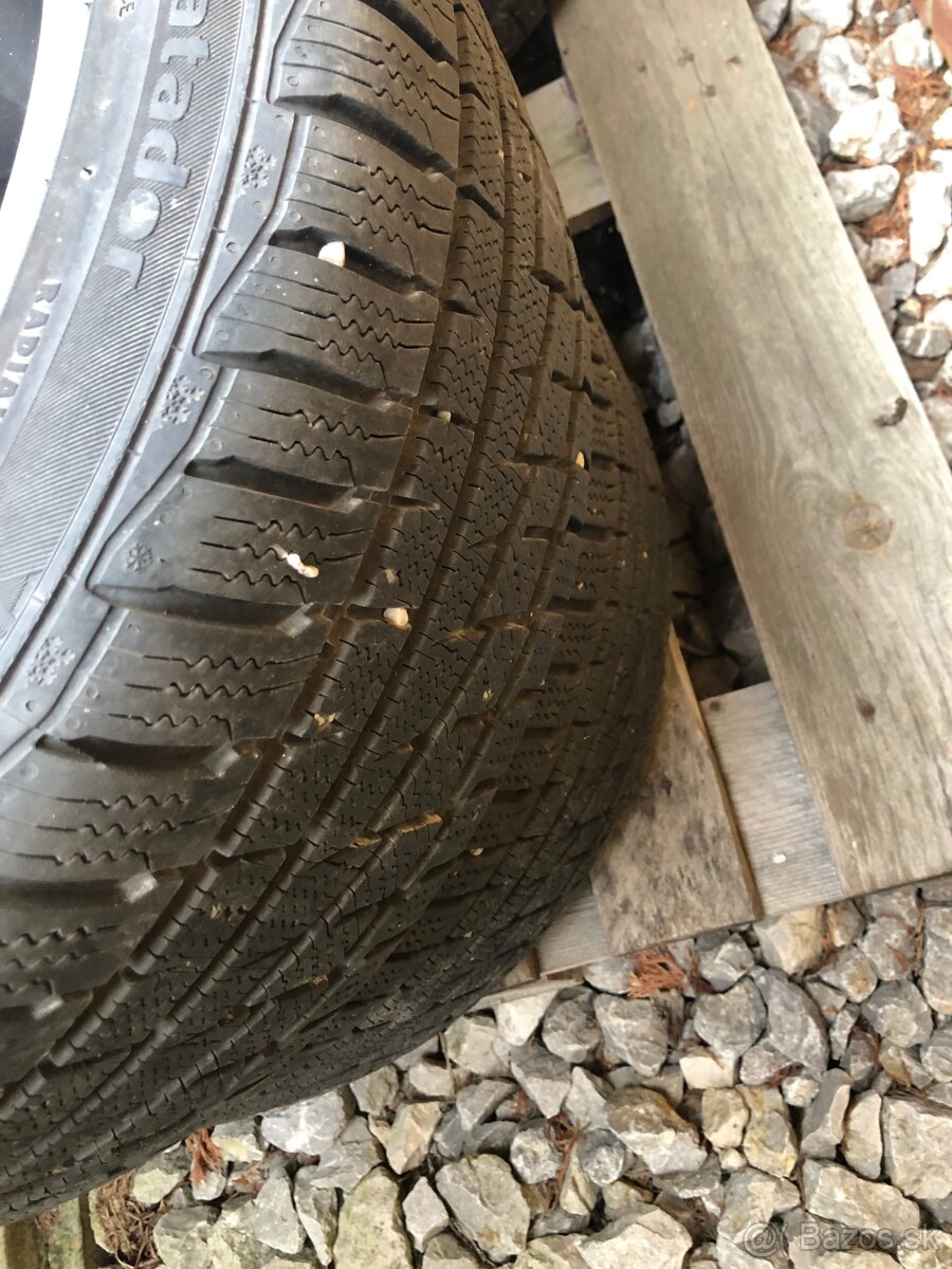 Znížená cena, zimné pneumatiky na ALU diskoch AUDI - 5