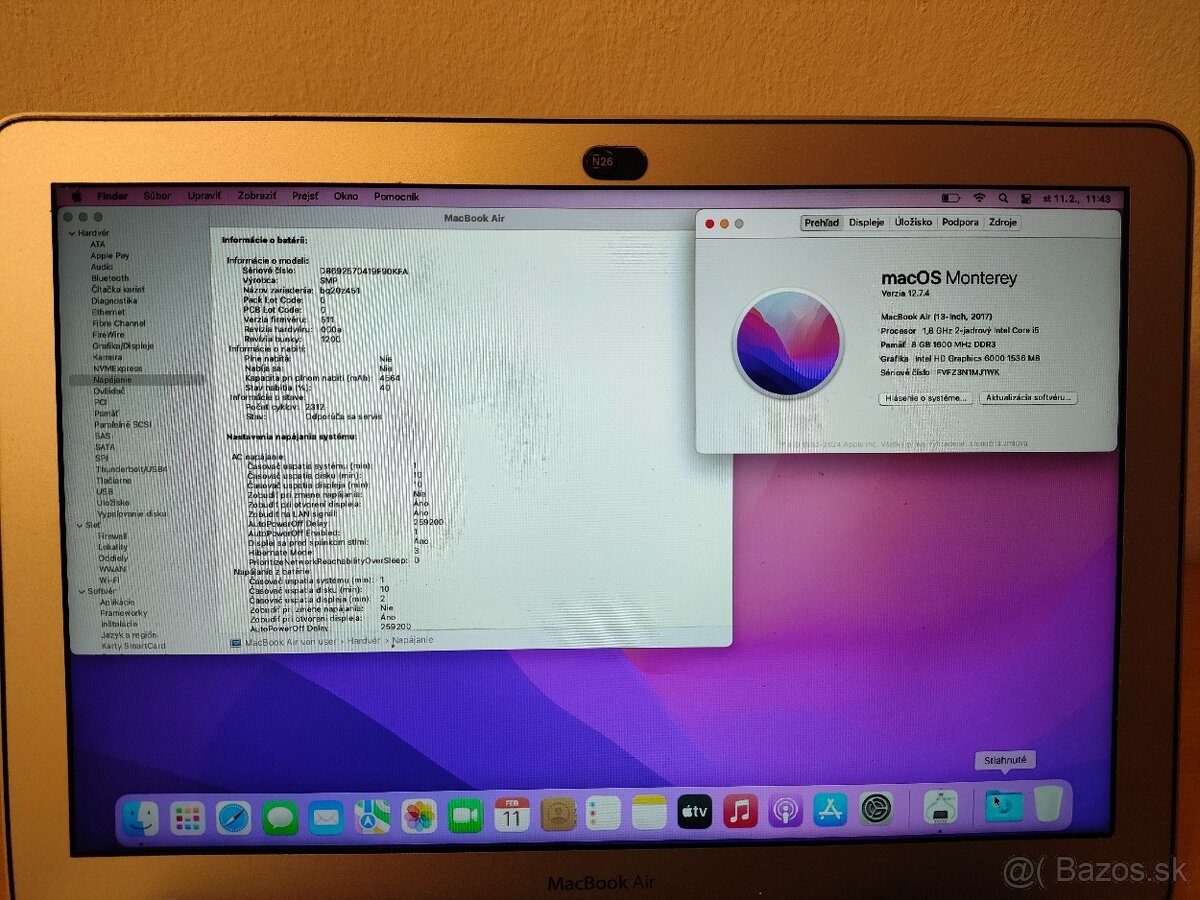 MacBook Air 13 A1466 | Core i5 • 8GB RAM • SSD - 5