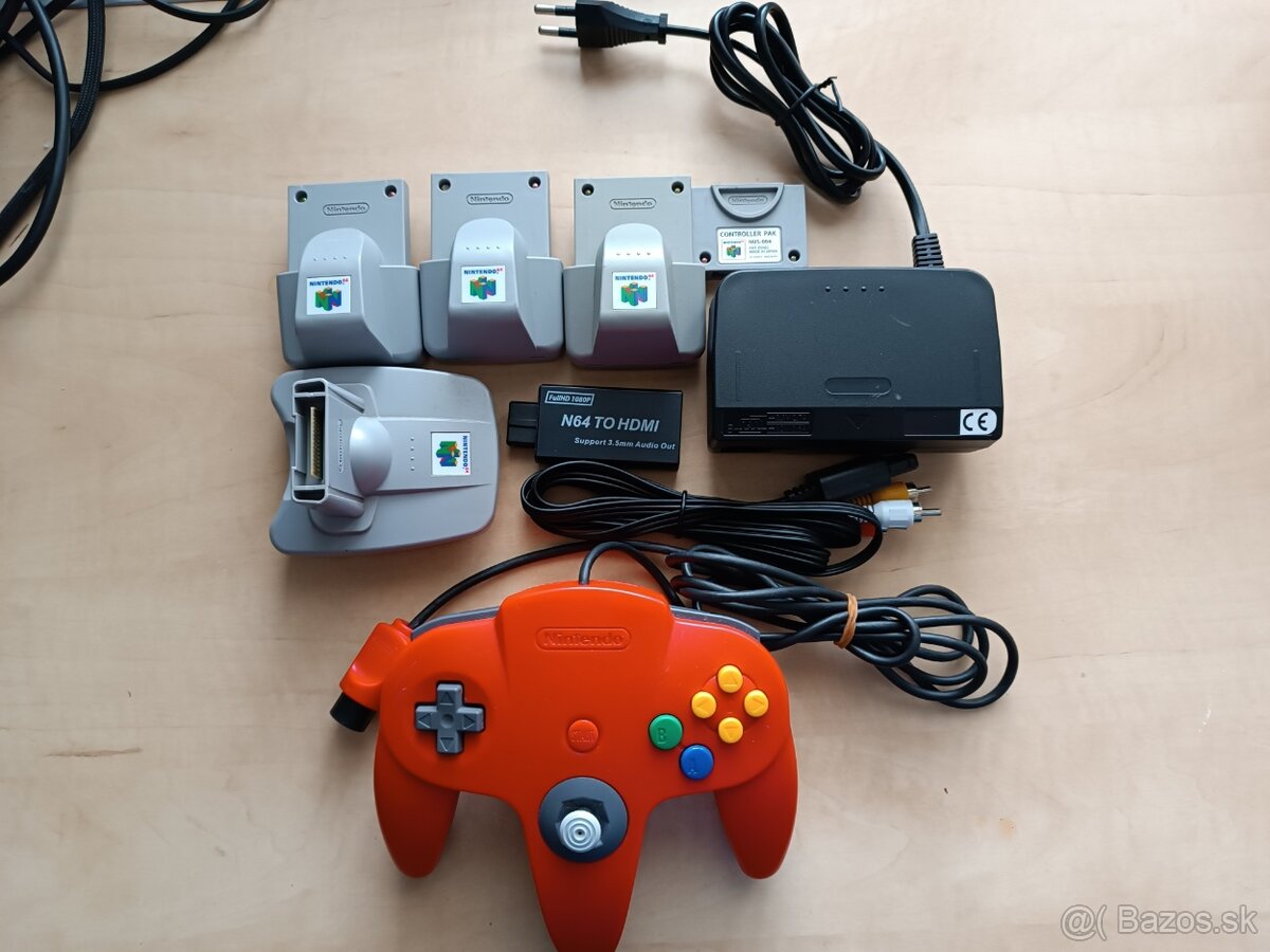 Nintendo 64 HDMI výstup, hry 9ks + príslušenstvo - 5