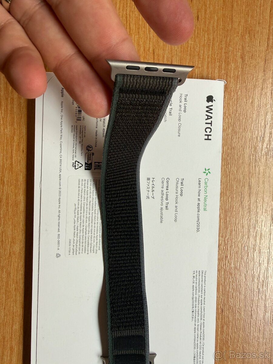 Apple Watch 49mm Blue/Black Trail Loop - S/M - 5