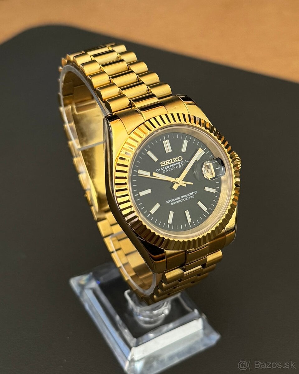 Orian - Seiko Mod Gold Datejust - 5