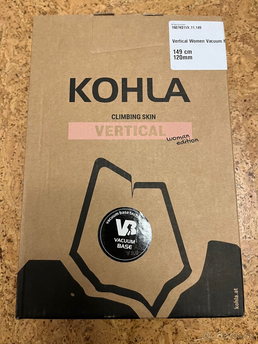 Damske skialpove lyze Rossignol 80mm/145cm a pasy - 5