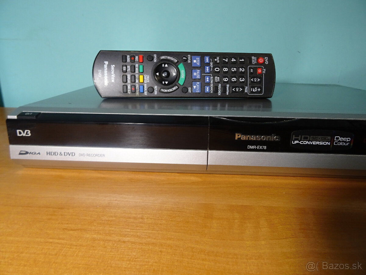 ⭐⭐ DVD rekordér PANASONIC DMR-EX78- 250 GB HDD -HDMI -USB ⭐⭐ - 5