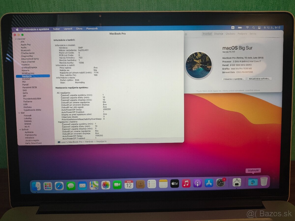 Apple MacBook Pro 15 A1398 – i7 / 8GB / 256GB - 5