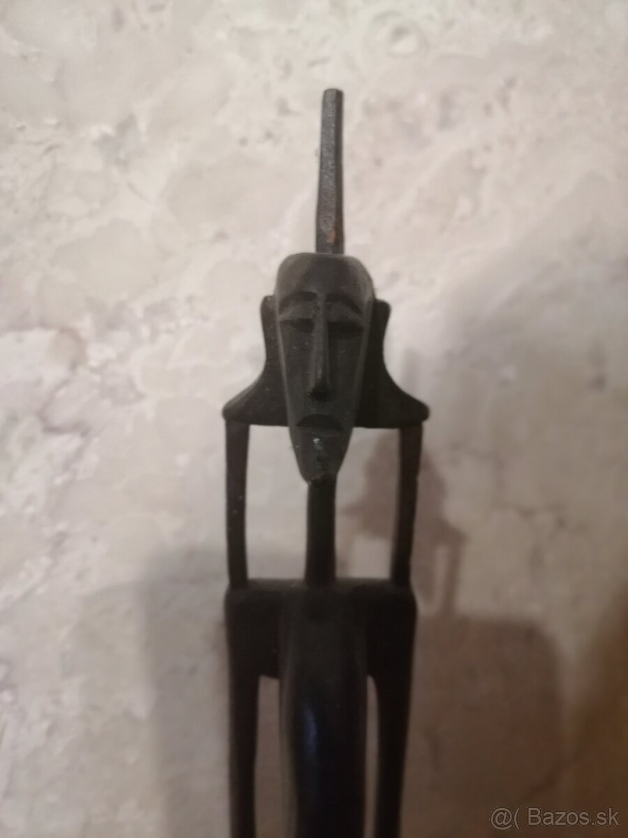 Drevené exotické sošky Afrika, Ázia. - 5