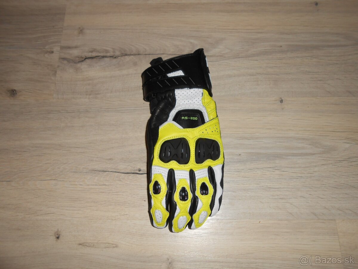 Predam nove krasne kozene moto rukavice IXS RS 200 - 5