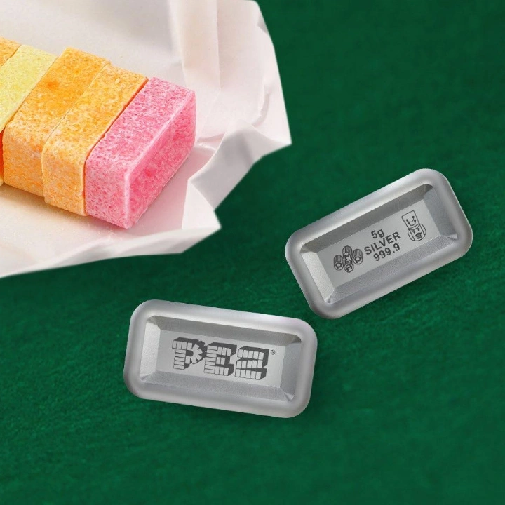 PEZ cukríky zo striebra - 5