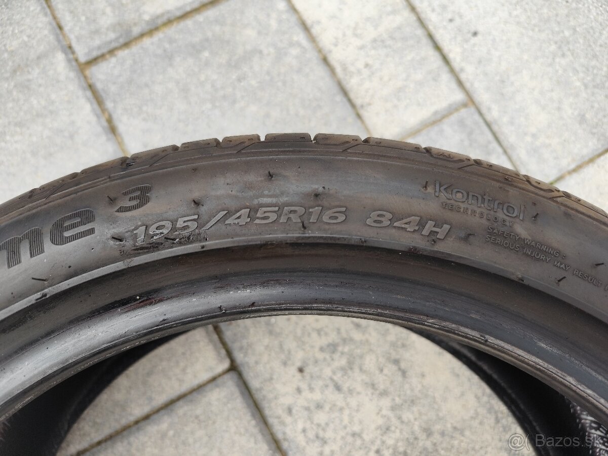 195/45 R16 Letne Hankook - 5