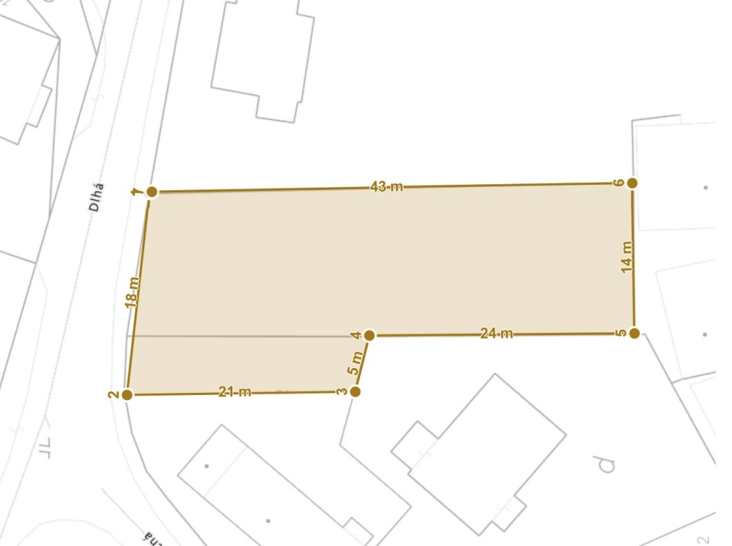 Slnečný stavebný pozemok 689 m² - Hôrky (18m x 43m) - 5