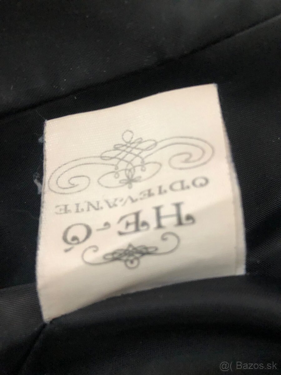 Dlhy, čierny kabát č. 38 - 5