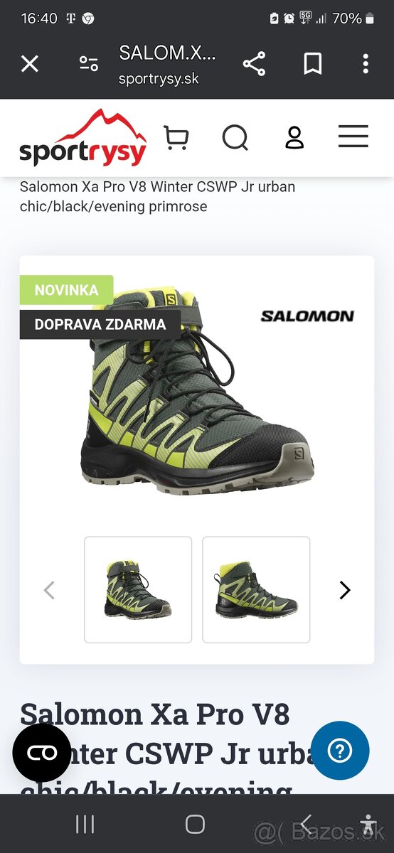 Detske outdoorove topanky - 5