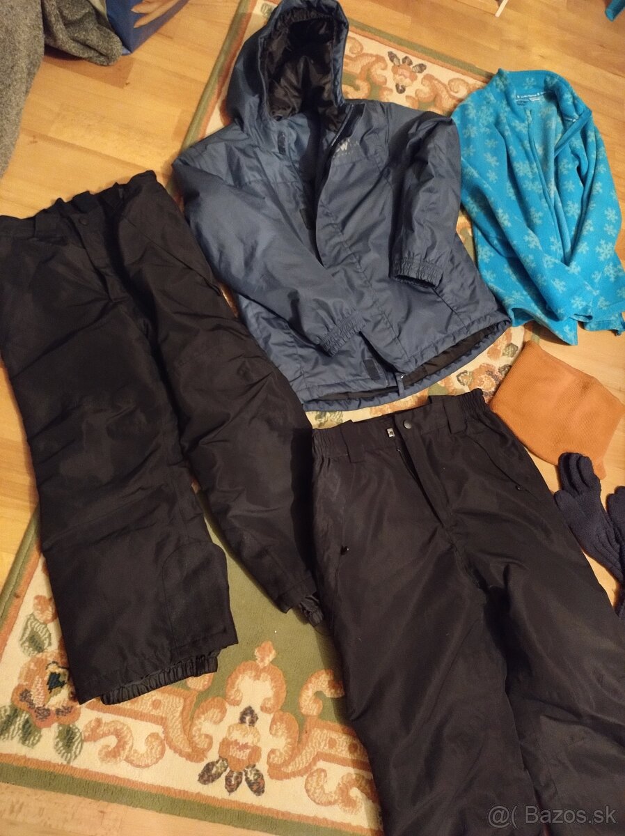 Zimné oblečko chlapec 134 ( 2 oteplovacky, bunda.. ) - 5