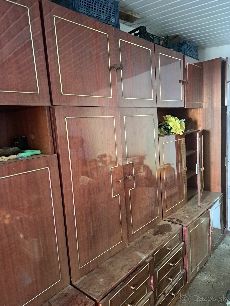 Antik obývacia stena - 5