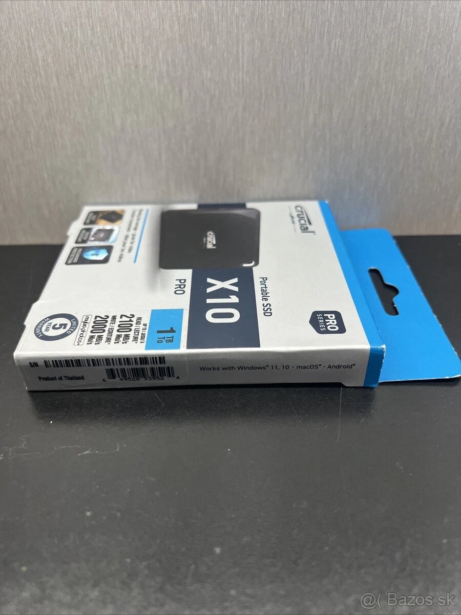 Nový SSD disk Crucial X10 Pro 1TB - 5