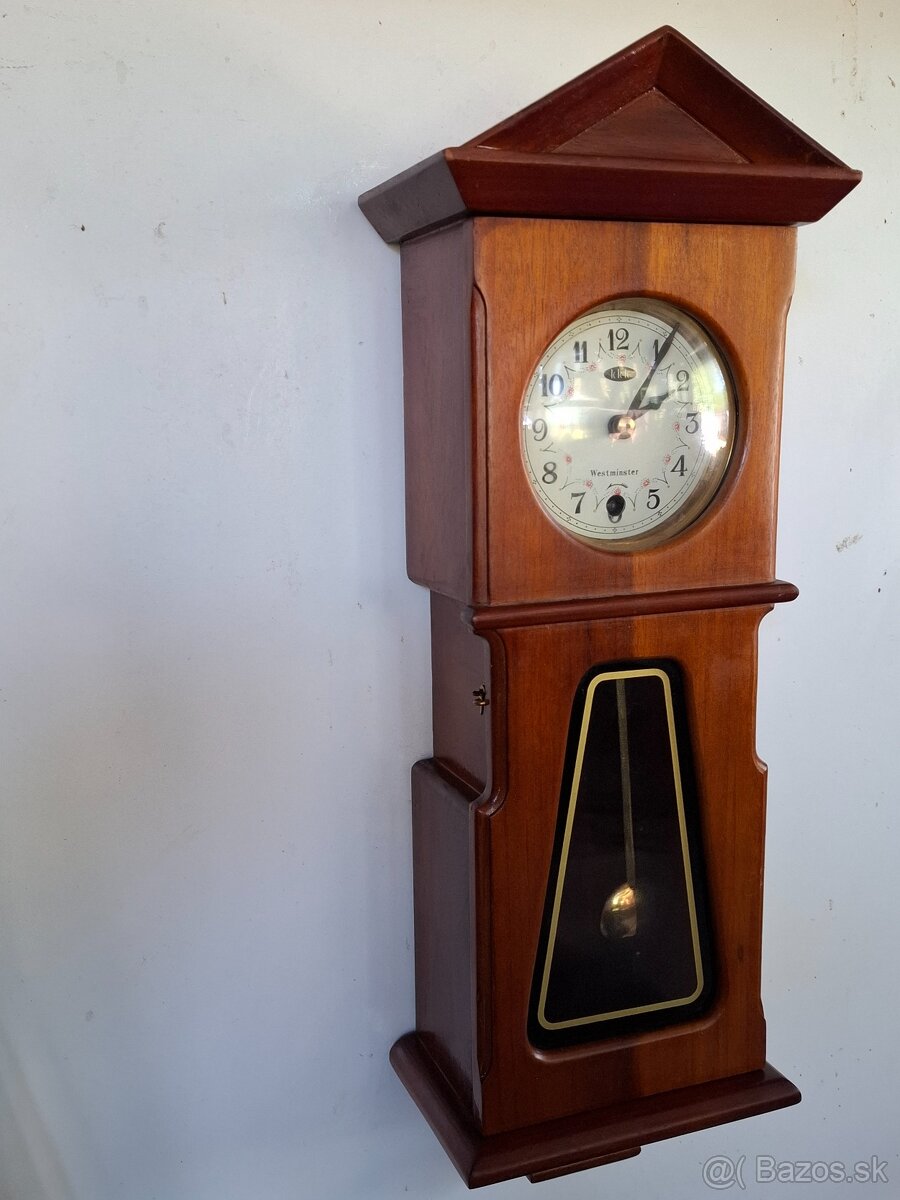 Predám funkčné mechanické nástenné hodiny KKK Westminster ka - 5