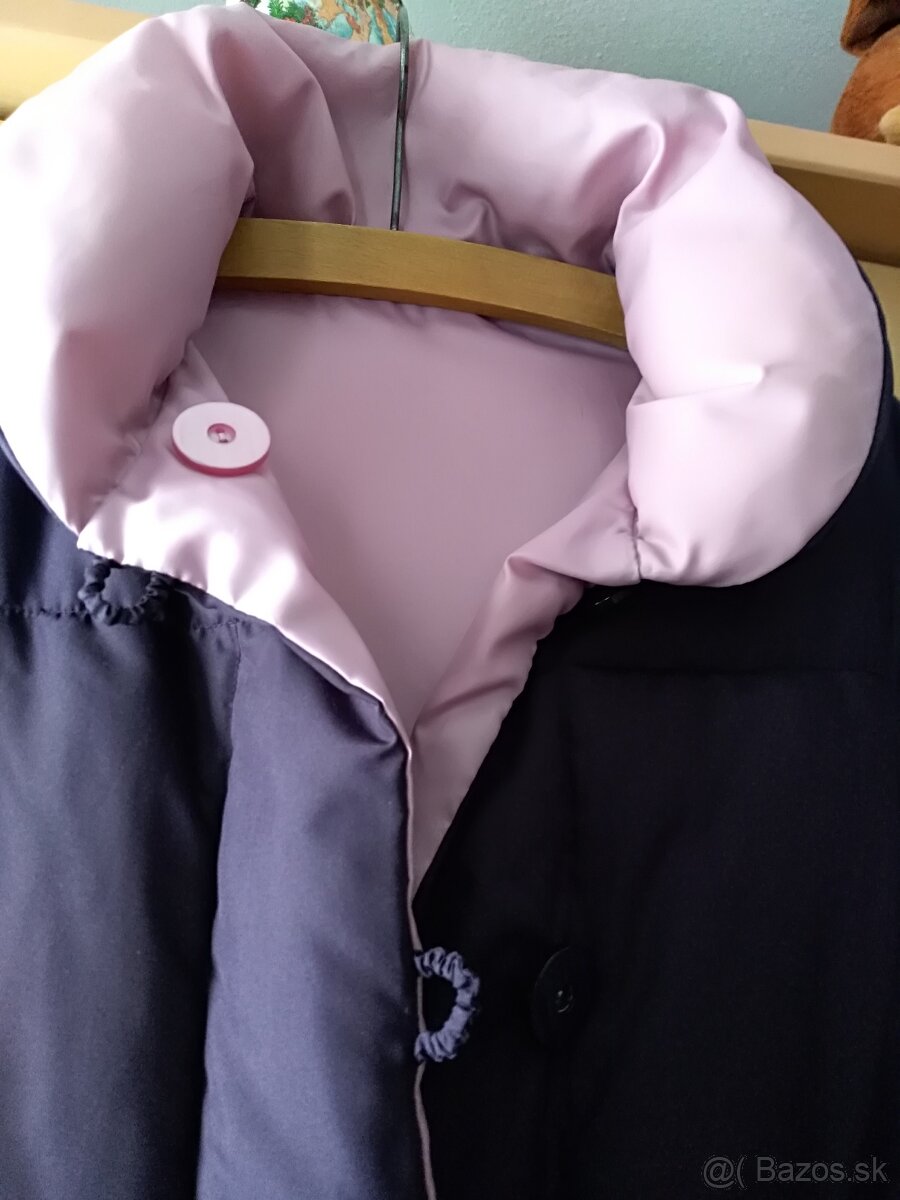 dlhý vetrovkovy kabát - - 5