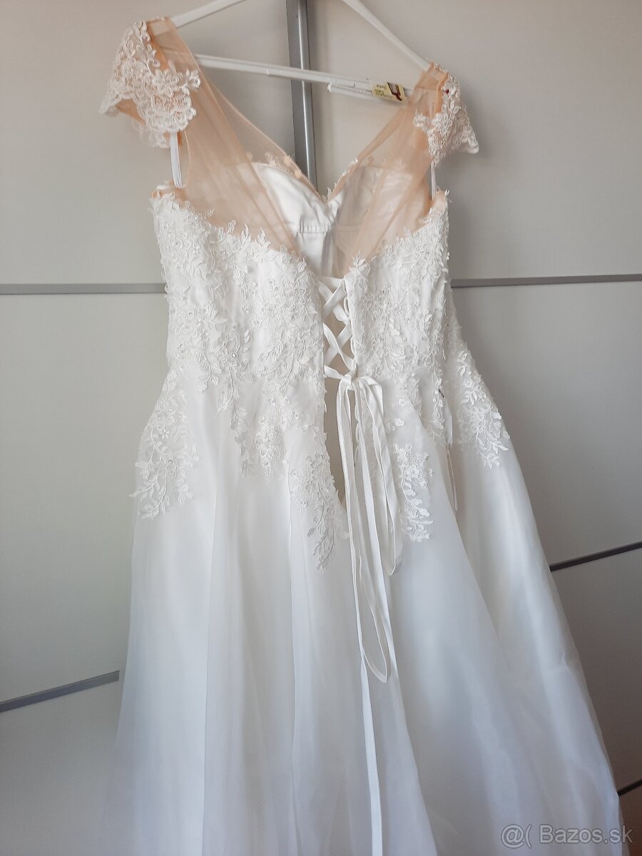 Svadobne šaty veľ. 44-48 - 5