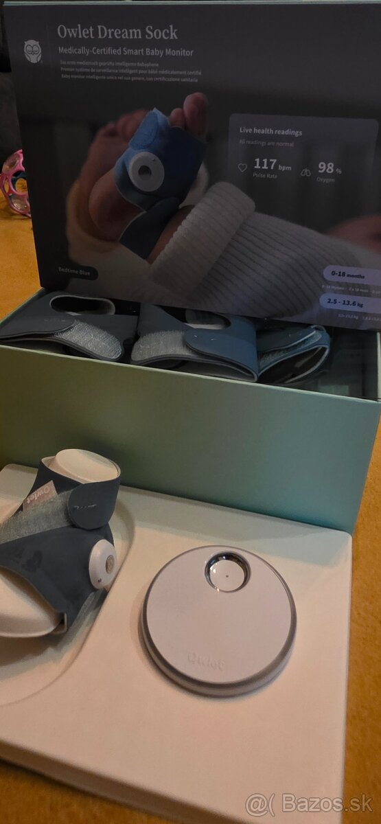 Múdra ponožka Owlet Smart Sock 3 - Original Mint - 5