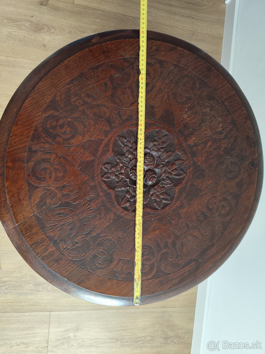 Starožitný stôl z masívu - 5