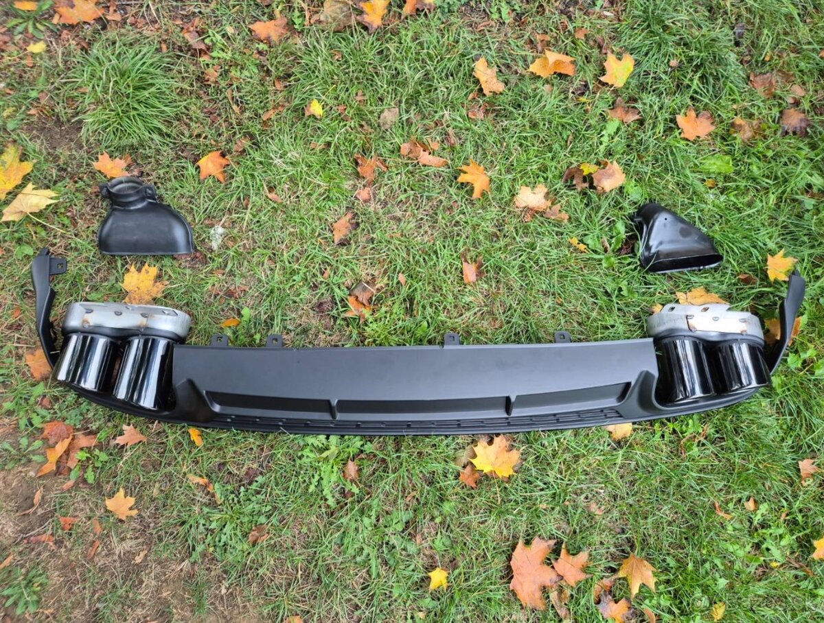 DIFUZOR KONCOVKY SLINE S6 AUDI A6 C8 4K - 5