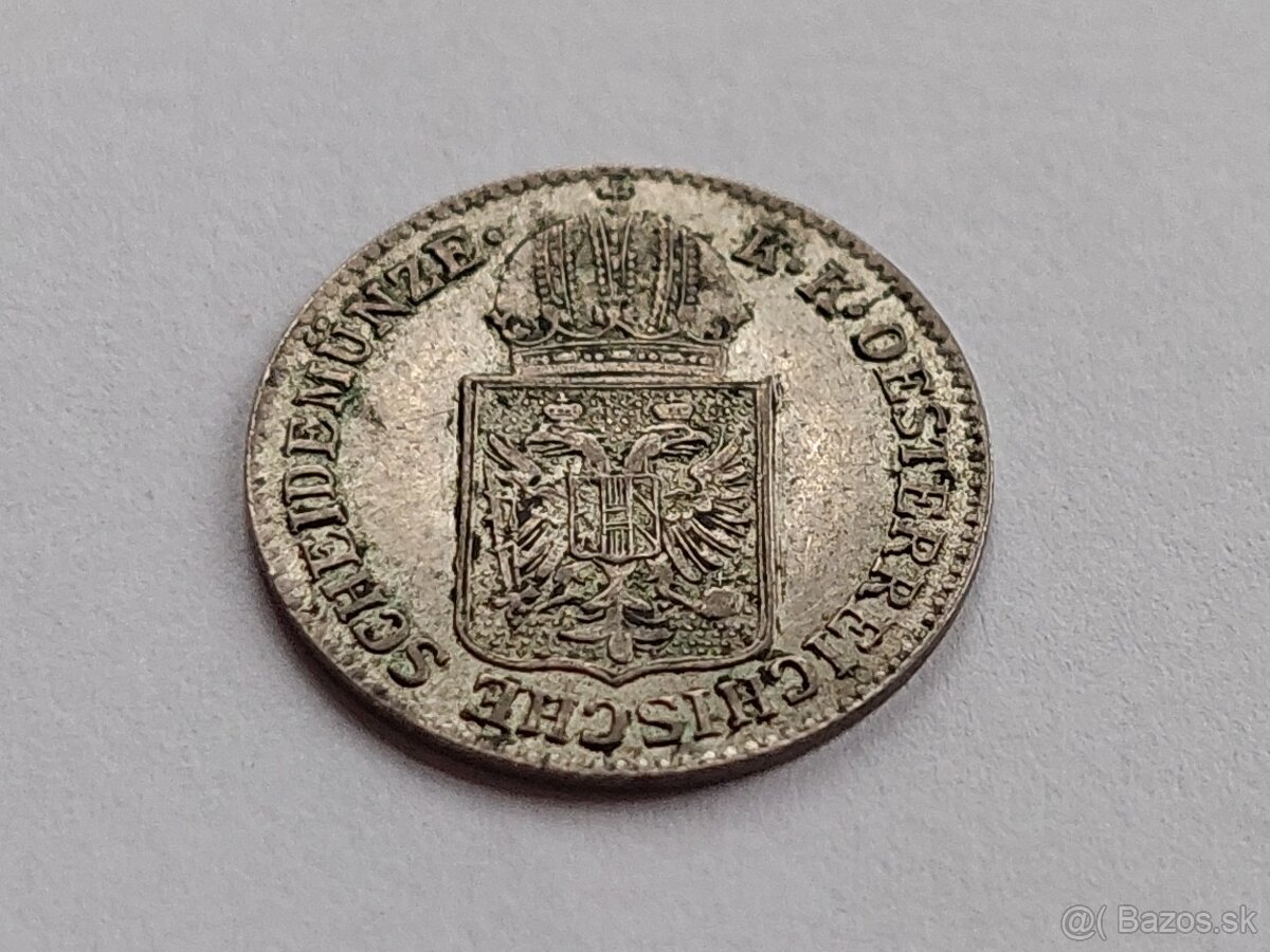 6 grajciar 1849 chyborazba prasknuté razidlo - 5