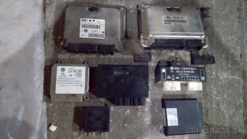 VW Golf 4 - dvere, štartér, poloosy, riadiace jednotky - 5