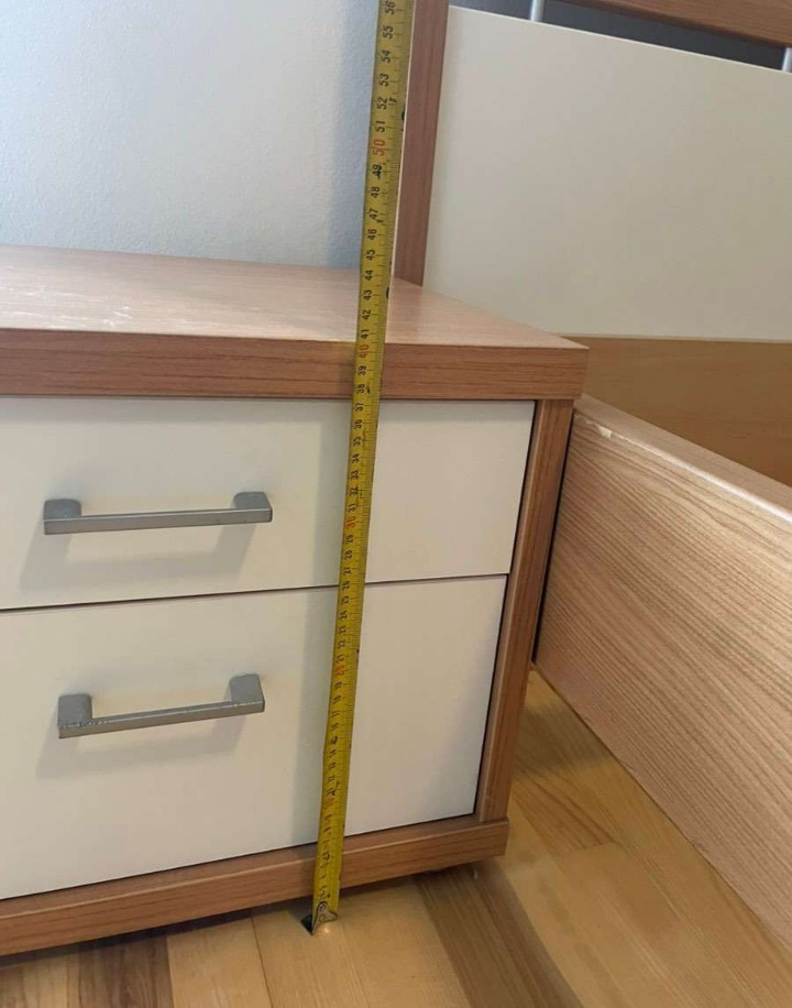 Manželská posteľ + nočné stolíky - 5