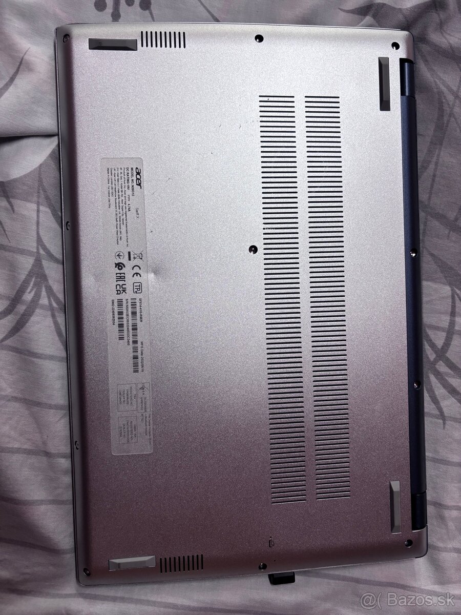 Notebook Acer Swift X 14 Steel Gray celokovový - 5