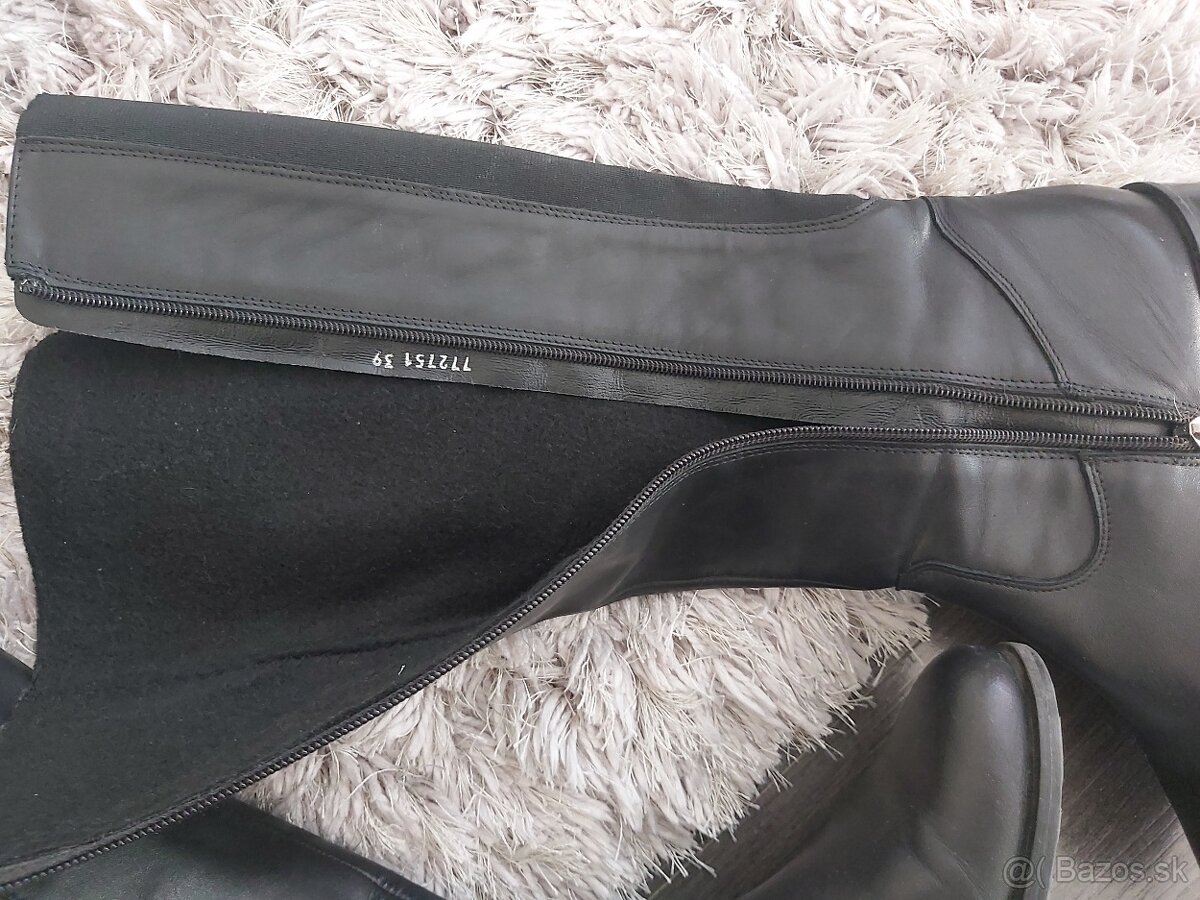 Kožené čižmy zn. Wojas 39 - 5