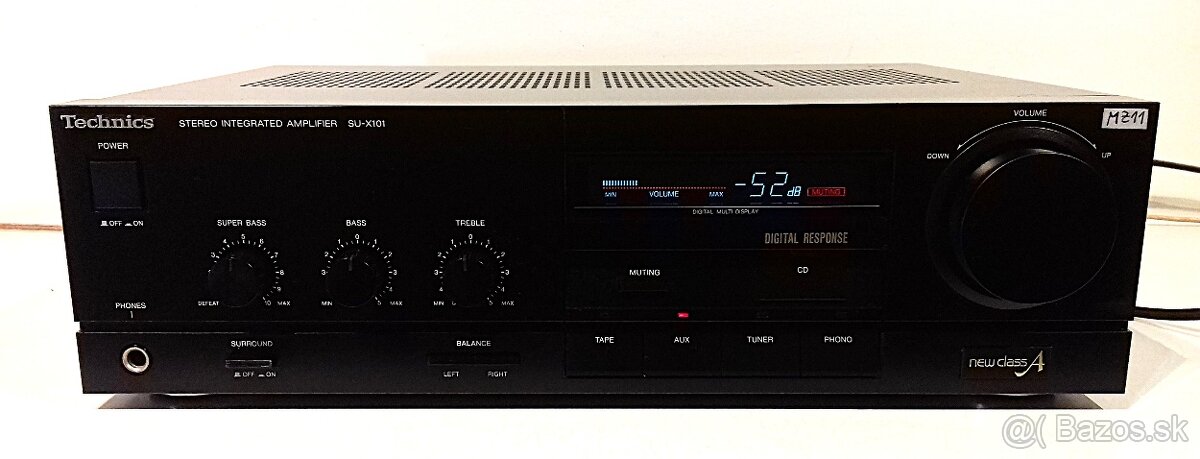 Zostava TECHNICS M01 tuner, equalizer, zosilnovac, CD, deck - 5