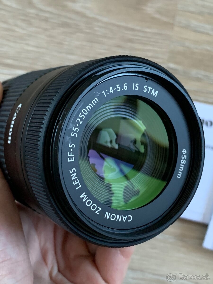 Objektív Canon 55-250 4-5.6 ako nový - 5