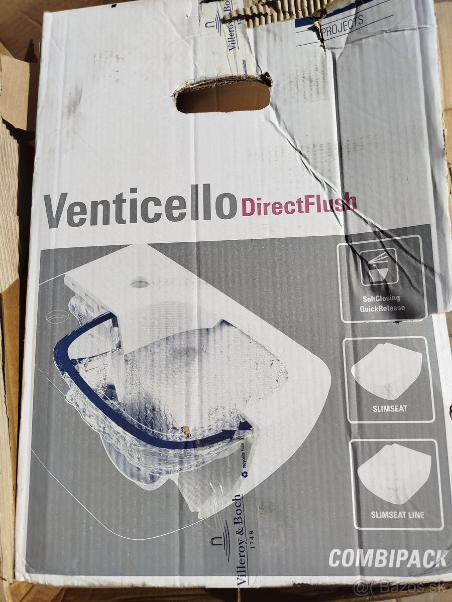 Villeroy & Boch Venticello - Závesné WC, DirectFlush - 5